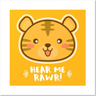 Hear Me RAWR Posters and Art